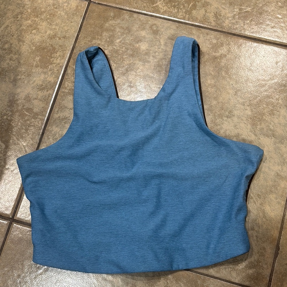 Blue Women's Crop Top